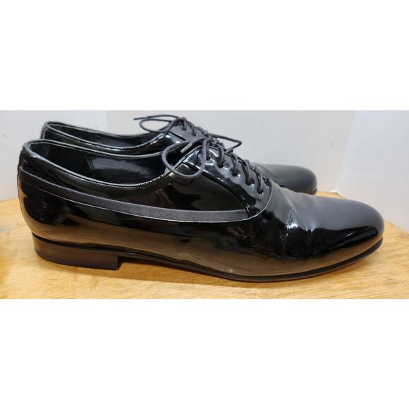 Mezlan Broadway Formal Tuxedo Dress Shoes Black Patent Leather Satin 11 B main image 8